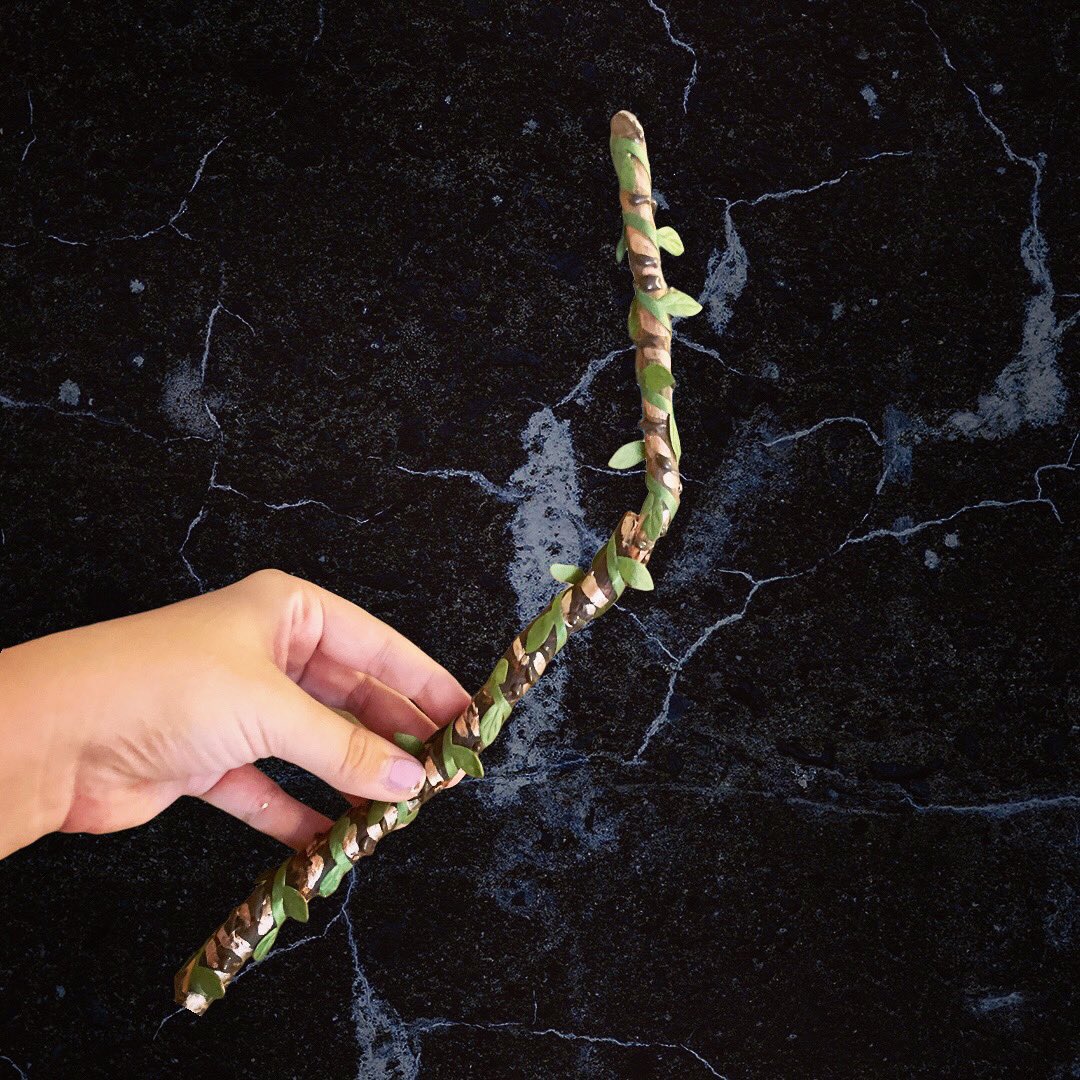 Halloween is coming up! Perfect accessory wand for a Forest Fairy 🧚‍♀️💕🌿🍃🌱🍂🍁link in bio