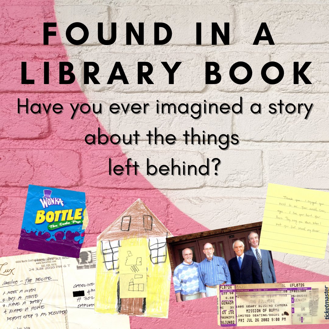 Oakland Public Library: Found in a Library Book tweet media