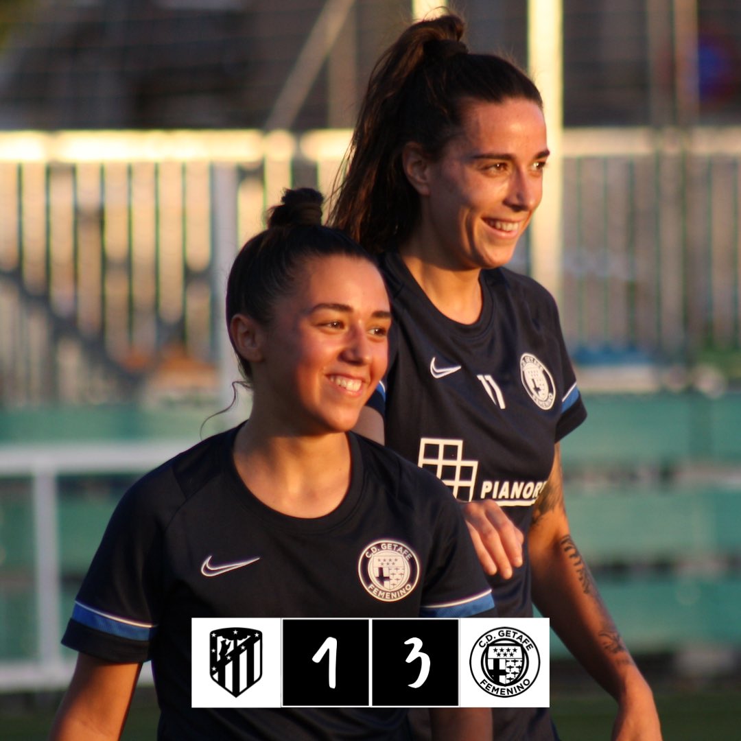 getafefem's tweet photo. FINAL DEL PARTIDO‼️

 @AtletiFemenino B |1-3| @getafefem https://t.co/BxbhchUw0o