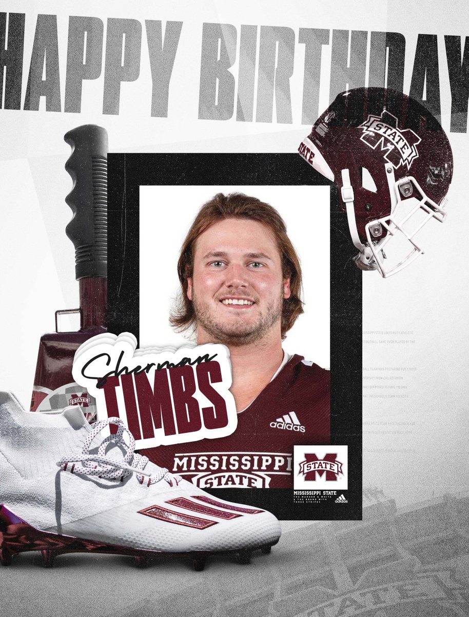 Happy Birthday, <a href="/ShermanTimbs_/">Sherman Timbs</a>! 🎂🥳

#HailState🐶