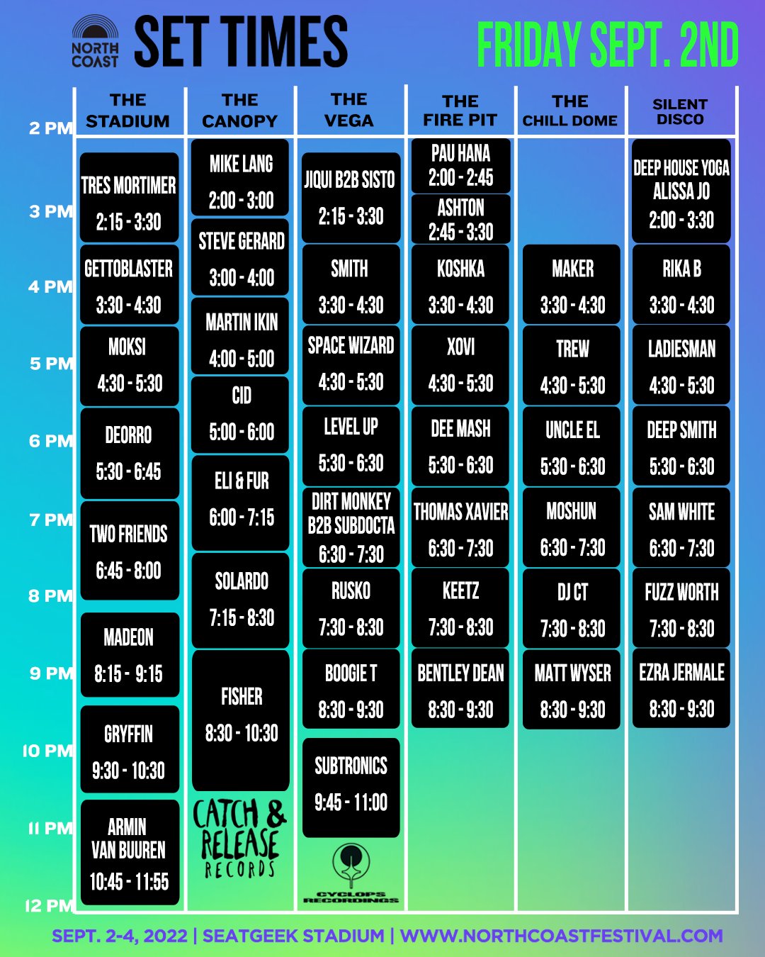 North Coast Music Festival - #NCMF2024 passes are ON SALE THURSDAY at 12 PM  CST for as little as $29 down + shipping! ✨ → northcoastfestival.com 💜:  Last years Coasties will get