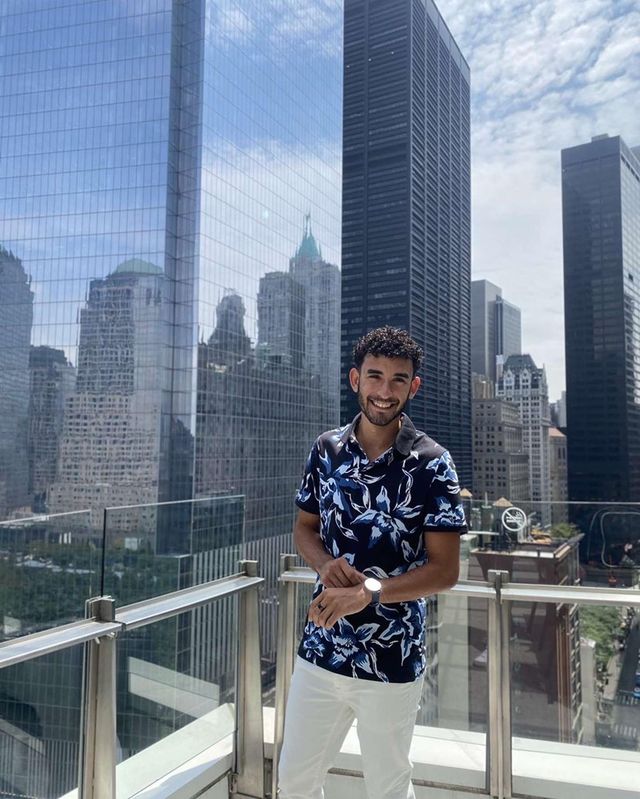 AdelphiU's tweet image. "I highly recommended everyone getting involved across campus! I have met some of the best people through all of my campus involvements. It truly enhanced my experience at Adelphi." —Gabe Silva (he/him), senior psychology major and sociology minor #HumansOfAdelphi