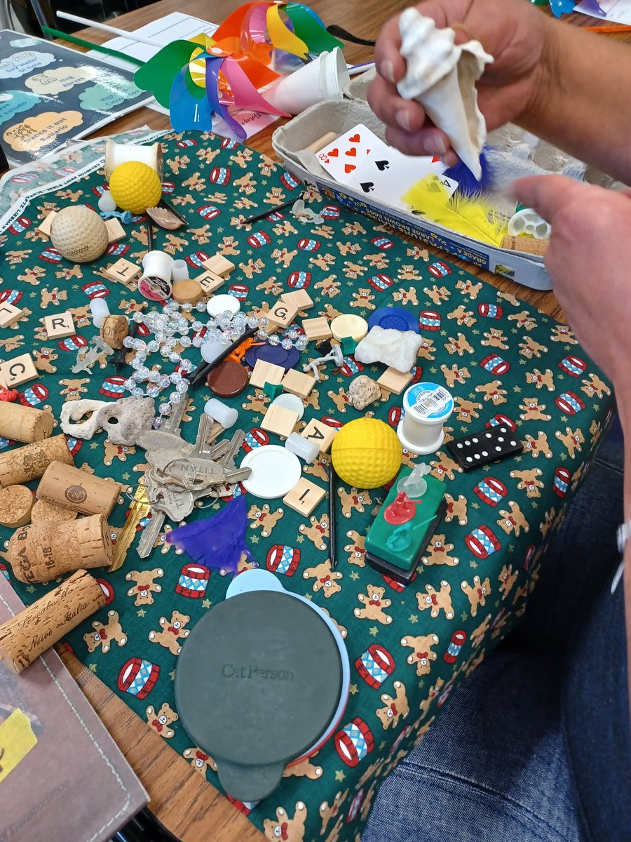 heykellicombs's tweet photo. Losing myself in all if the loose parts ideas!!! So excited to put them in action in my classroom! #ECEconference #looseparts @NISD_ECE https://t.co/jH06s1QKZI