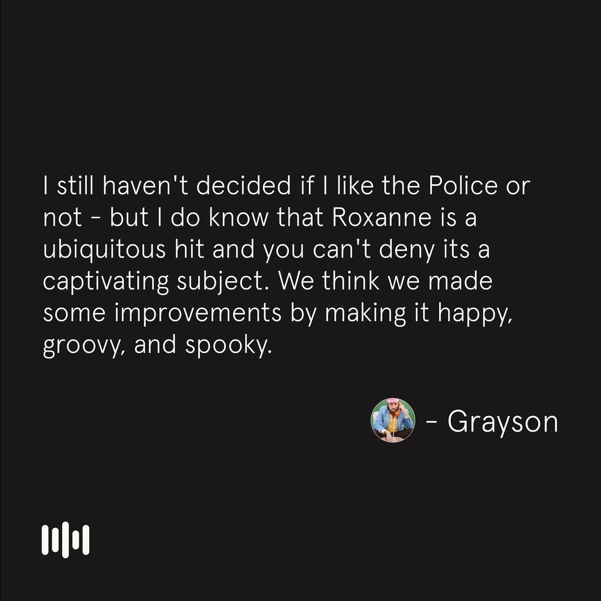 Fringe__Market's tweet photo. Our Next Drop “Roxanne” by @Spooky_Mansion is here! 
Their take on classic song by the Police is groovy with a spooky twist. ❤️‍🔥 Click the LINK IN BIO to get on the waitlist and be the first to purchase a share. Drops tomorrow 8/10 at 1pm PT! https://t.co/1ezv39F2rX