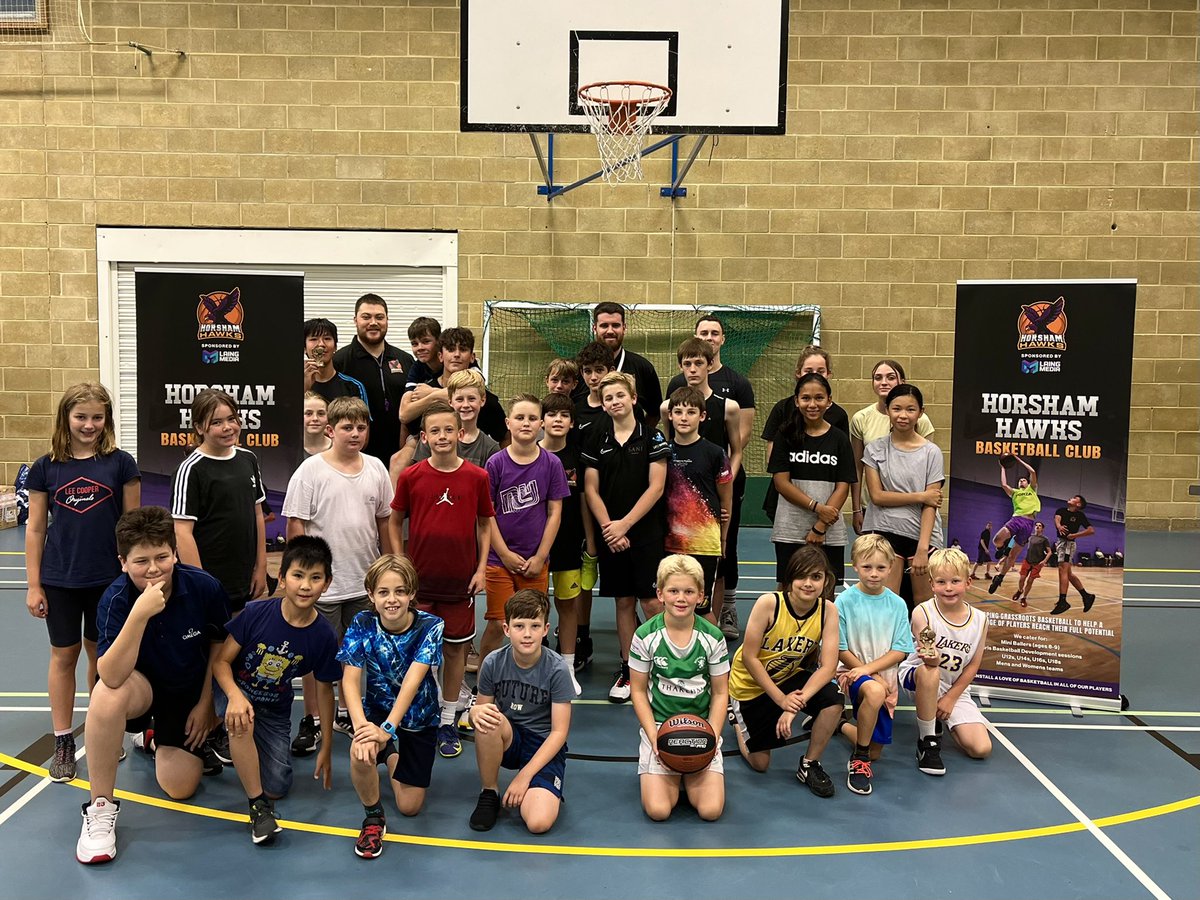 HawksHorsham's tweet photo. Day 3 - That’s a wrap! 🏀

After 3 full days of basketball, I’m sure the players will have a good rest (and so will the coaches!) 🥵

We are so pleased with the progress of all the players &amp; everyone came away improving something about their basketball skills ✅

Until next time! https://t.co/p3mHBhLZkK