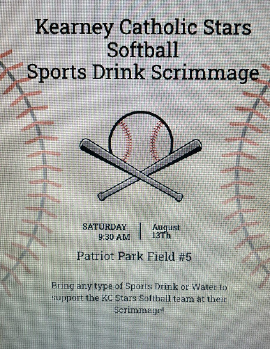 KCStarsSoftbal1's tweet photo. ⭐️🥎STARS🥎⭐️
Come out and join the fun!! Get your first look at the Kearney Catholic and Amherst co-op! #KeepItRound #GoStars #GoBigGreen 
@prepfastpitch @darrenNBCMT @KearneyHub @Austin2Jacobsen https://t.co/Npf2Ltlmkl