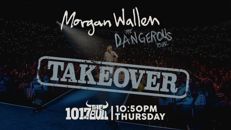 The Dangerous Tour is taking over 101.7 The Bull after Thursday’s show! Listen starting at 10:50 p.m., when we hand the mics over to <a href="/MorganWallen/">morgan wallen</a> and <a href="/HardyMusic/">HARDY</a>. Don’t forget to throw us on when you’re chillin’ in that post-concert traffic!