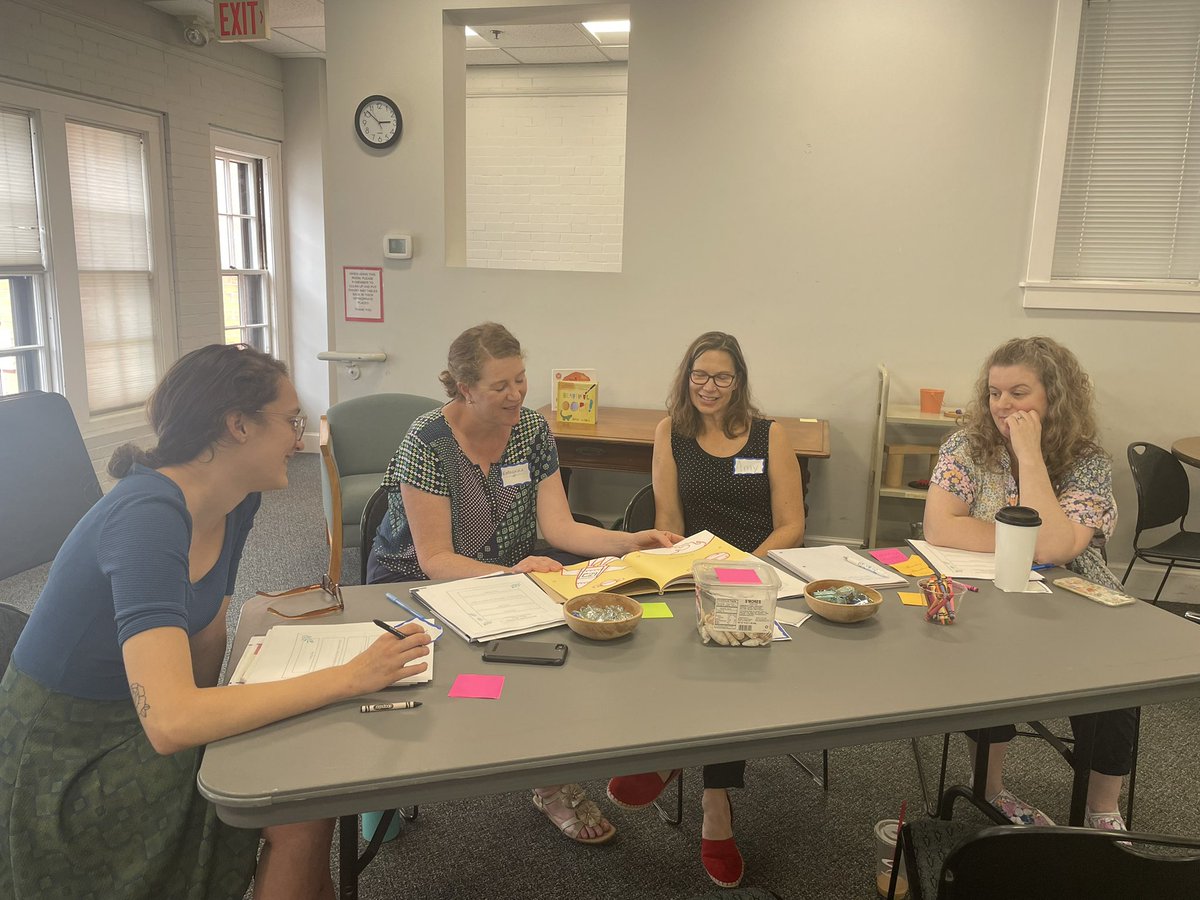 NHplaybased's tweet image. We’ve collaborated with @nhsl to offer a play-based learning workshop for NH library staff at different locations throughout the state! Thank you to Rochester PL for generously hosting our first one yesterday for these amazing seacoast-area librarians! #playbasedlearning