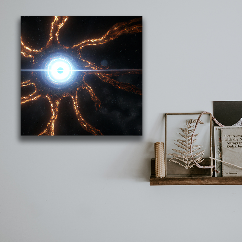 quixotech_eth's tweet photo. Cosmic Eddy by Quixotech
/ˈɛdi/
- a circular movement of water causing a small whirlpool.

 In the same way that a ballet or tango emerges from individual dancers, entanglement arises from the connection between particles.

#nft #print #cosmicstory #art https://t.co/w4lisVS9wU