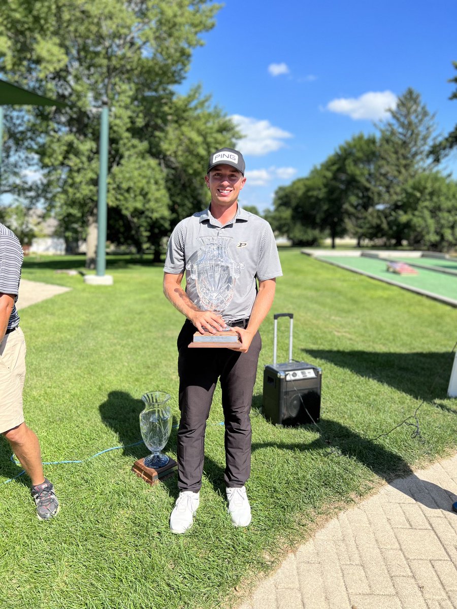 AND… <a href="/WeilerJoe/">Joe Weiler</a> shot a course-record, 10-under par 61 to win the Dakotas Tour Okoboji Open today.