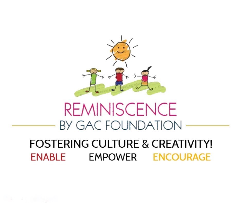 gacreminiscence's tweet photo. Designed by the very talented Ms. Madhavi. #Reminiscence is flagship project of the @thegacculture. The three verticals mentioned in the logo are our core areas of focus at Reminiscence. A holistic arts education for the children and the youths. :)
#ArtsForACause https://t.co/Ei6X5ZK0KU
