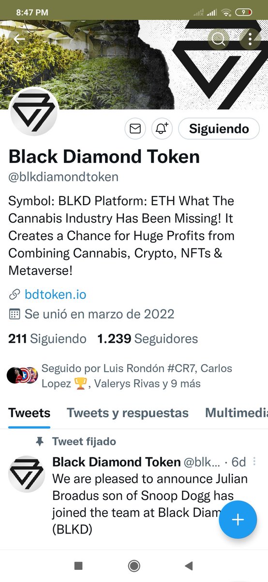 MaraRod01's tweet photo. @blkdiamondtoken @Mariana38047620 
@HENRYCL47283445 
@JorgeMi20304454 https://t.co/a4pLBeg399