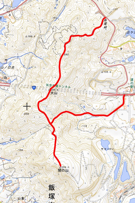 「#山の日2022年2月関の山。筑豊の飯塚、田川の間にある烏尾山系。これはかつては」|多足のイラスト