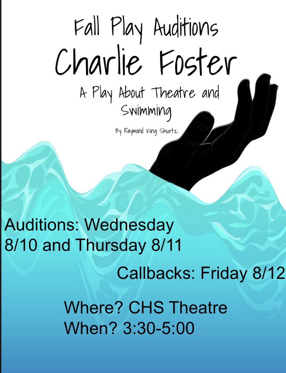 don't miss out! one more day of auditions and then call backs! be a part of it!