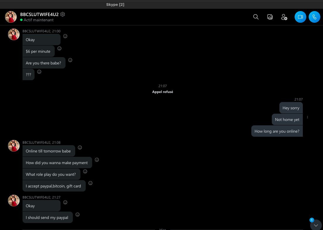 ETHEREALQOS on Twitter: "Hi everyone !! Just FYI there’s a scumbag on SKYPE acting as if they’re