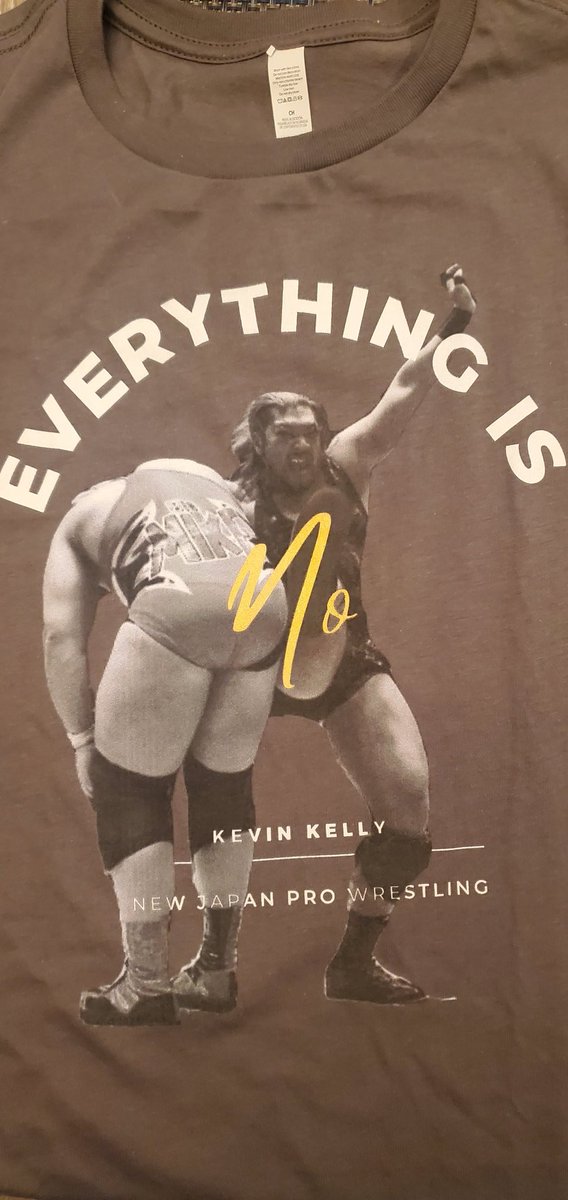 Hope_LMS's tweet photo. It's the shirt I always wanted... and @LandonCorbin made it for me! #njpw #wrestling #prowrestling #G1CLIMAX32 https://t.co/pCy2fQXj7Q