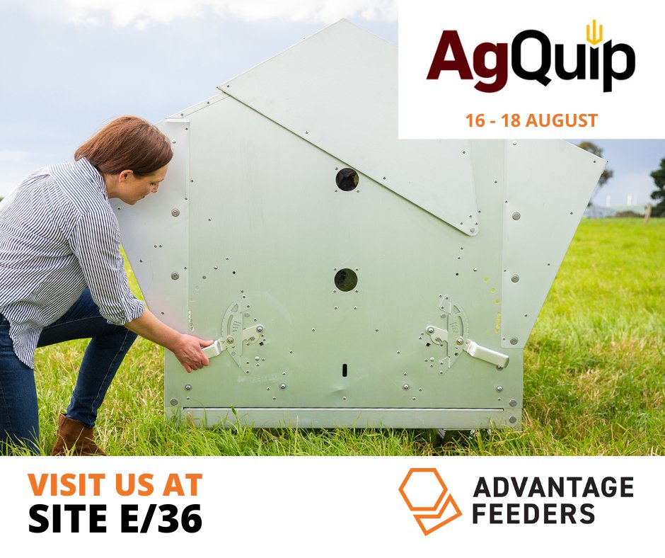 Join us at AgQuip in Gunnedah
SITE E/36

Advantage Feeders is excited to be attending AgQuip, where we will showcase our NEW calf creep gate LIFT ASSIST, making creep feeding easier than before.