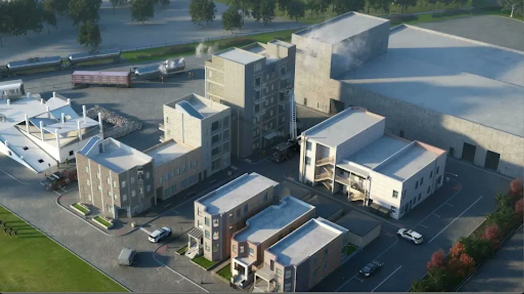 BlockClubCHI's tweet photo. The controversial West Side police academy will have a mock neighborhood for training — raising the total cost of the project to $128 million. Here's what it will look like: https://t.co/77Mfg2RXpj. https://t.co/0pOD60Er8J