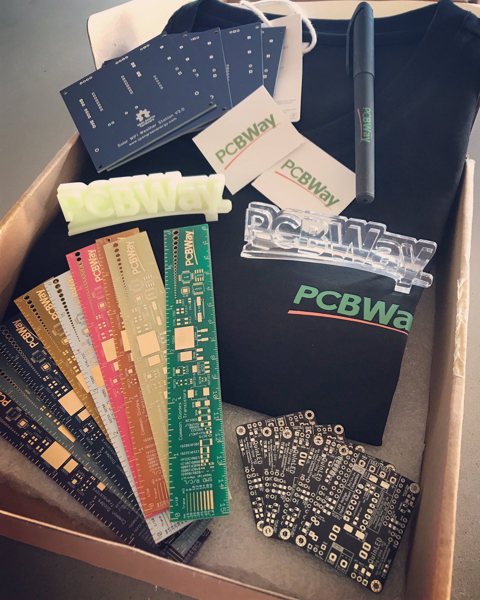 PCBWay on Twitter: "RT @TheBasement___: Just received a box of