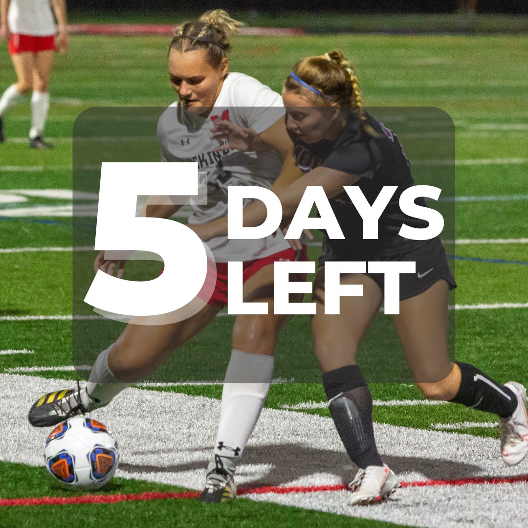 MuskieWSoccer's tweet photo. Only 5 more days until the team moves in 👀 #gettingpumped https://t.co/MnJgjtzcFH