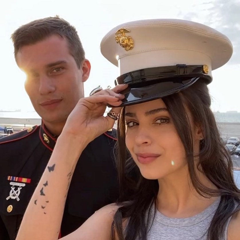 enews's tweet photo. Sofia Carson and Nick Galitzine have our 💜 hearts. (📷: Instagram) https://t.co/e7dxlWYXYi