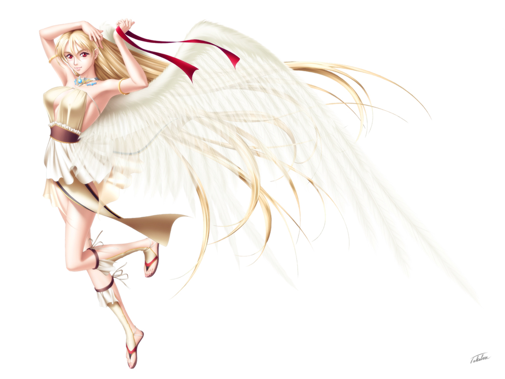 #見た人もなにか無言で羽根付の何かをあげる 