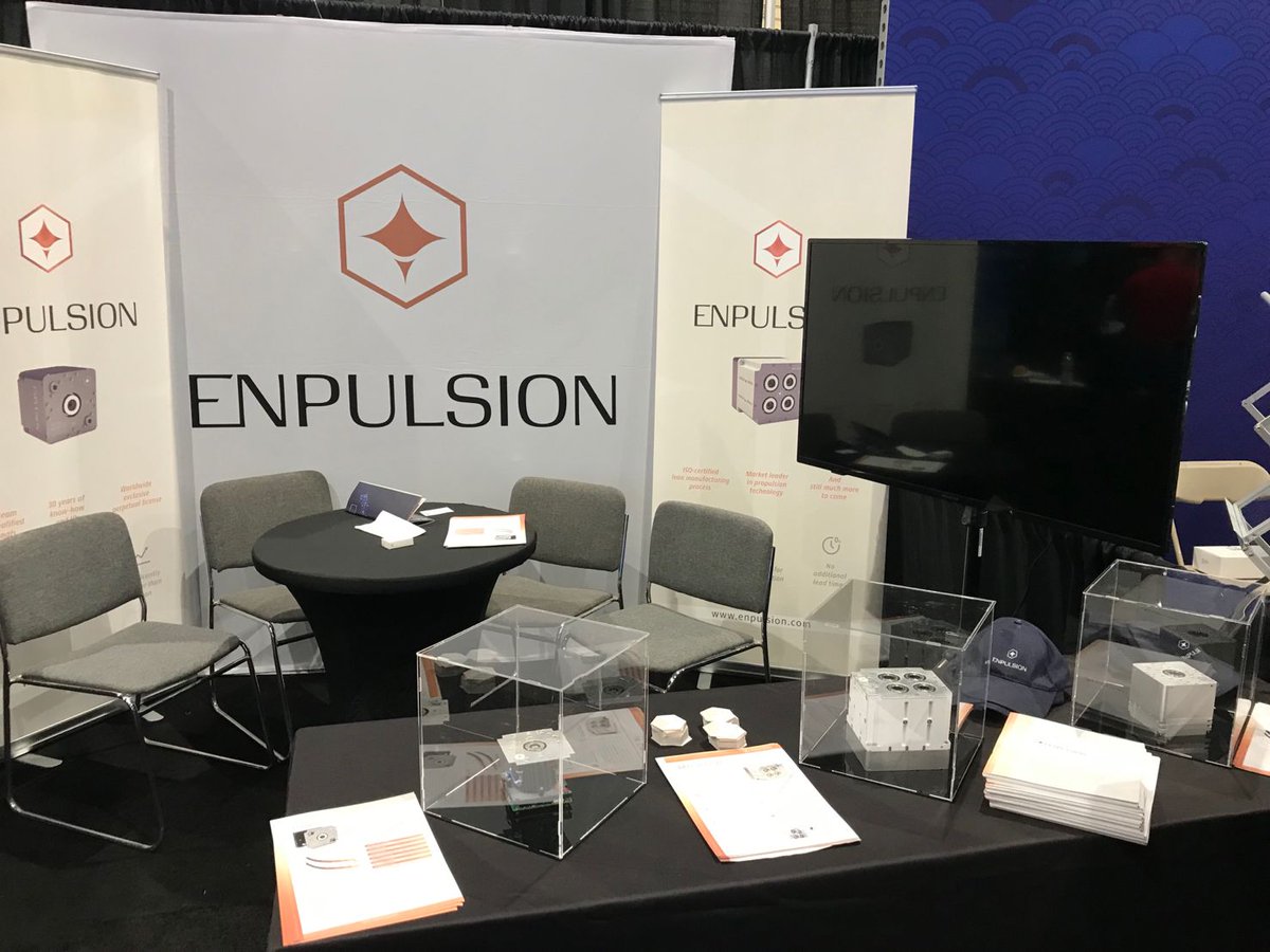 enpulsion's tweet photo. The NEO age of in-space mobility! For the first time ever we unveil our new ENPULSION NEO thruster at the SmallSat2022.
For more information and a first look at the ENPULSION NEO thruster visit us at booth 226 or send us a note.
#inspacemobility #electricpropulsion #feep https://t.co/qzhs1j2Mt1