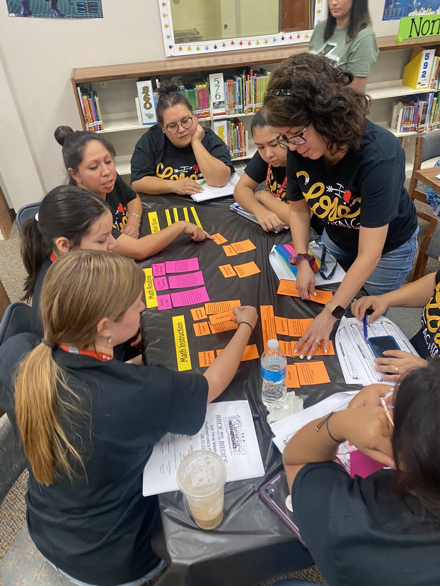 TeagueJan's tweet photo. Great Math Focus training today with our amazing Kruse teacher! So many great conversations that I didn’t get enough pictures!! Excited for this new year! Go Comets! #PISDMathChat https://t.co/SXdBTf6t7R