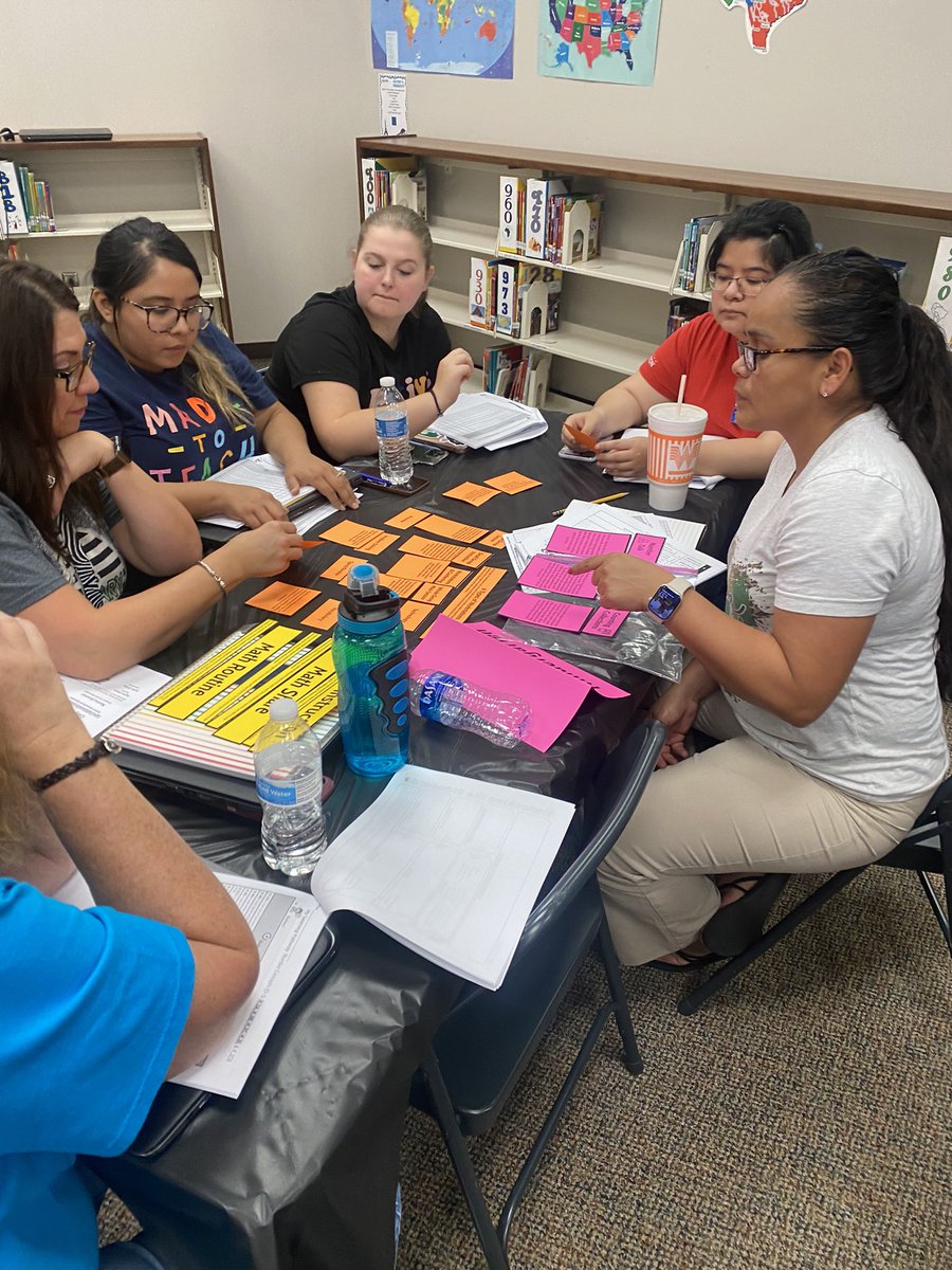 TeagueJan's tweet photo. Great Math Focus training today with our amazing Kruse teacher! So many great conversations that I didn’t get enough pictures!! Excited for this new year! Go Comets! #PISDMathChat https://t.co/SXdBTf6t7R