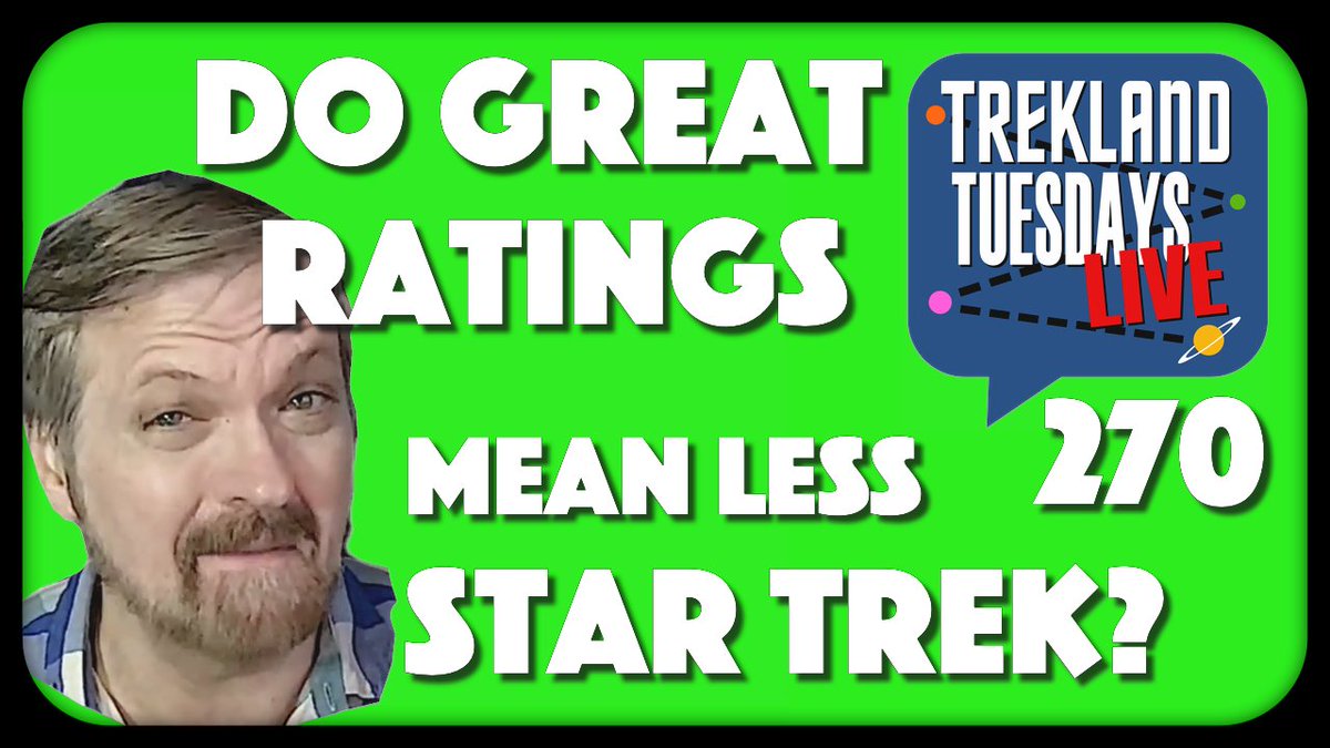larrynemecek's tweet photo. NEW VIDEO up on my YouTube channel — "Whose TV Numbers Are Right, #StarTrek" | #270 #TreklandTuesdaysLive! https://t.co/AUtbf9Szg8
#drtrek #larrynemecek #trekland #parrotanalytics #GR100 #paramountplus #SNW #StarTrekStrangeNewWorlds #PIC #startrekpicard https://t.co/7EKLg8QzYC