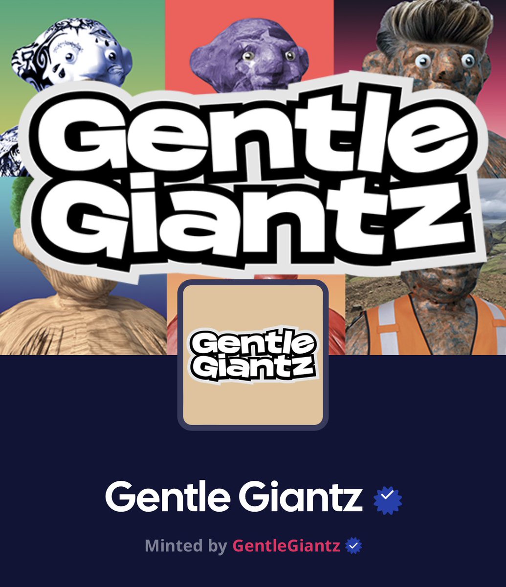 Gentle Giantz (@gentlegiantznft) on Twitter photo We are verified on <a href="/LoopExchange/">LoopExchange</a> 🔹
Get your Giantz today!
loopexchange.art/collection/gen…
#nft #NFTs #NewNFTProfilePic #loopexchange #loopring #nftcollector We are verified on <a href="/LoopExchange/">LoopExchange</a> 🔹
Get your Giantz today!
loopexchange.art/collection/gen…
#nft #NFTs #NewNFTProfilePic #loopexchange #loopring #nftcollector