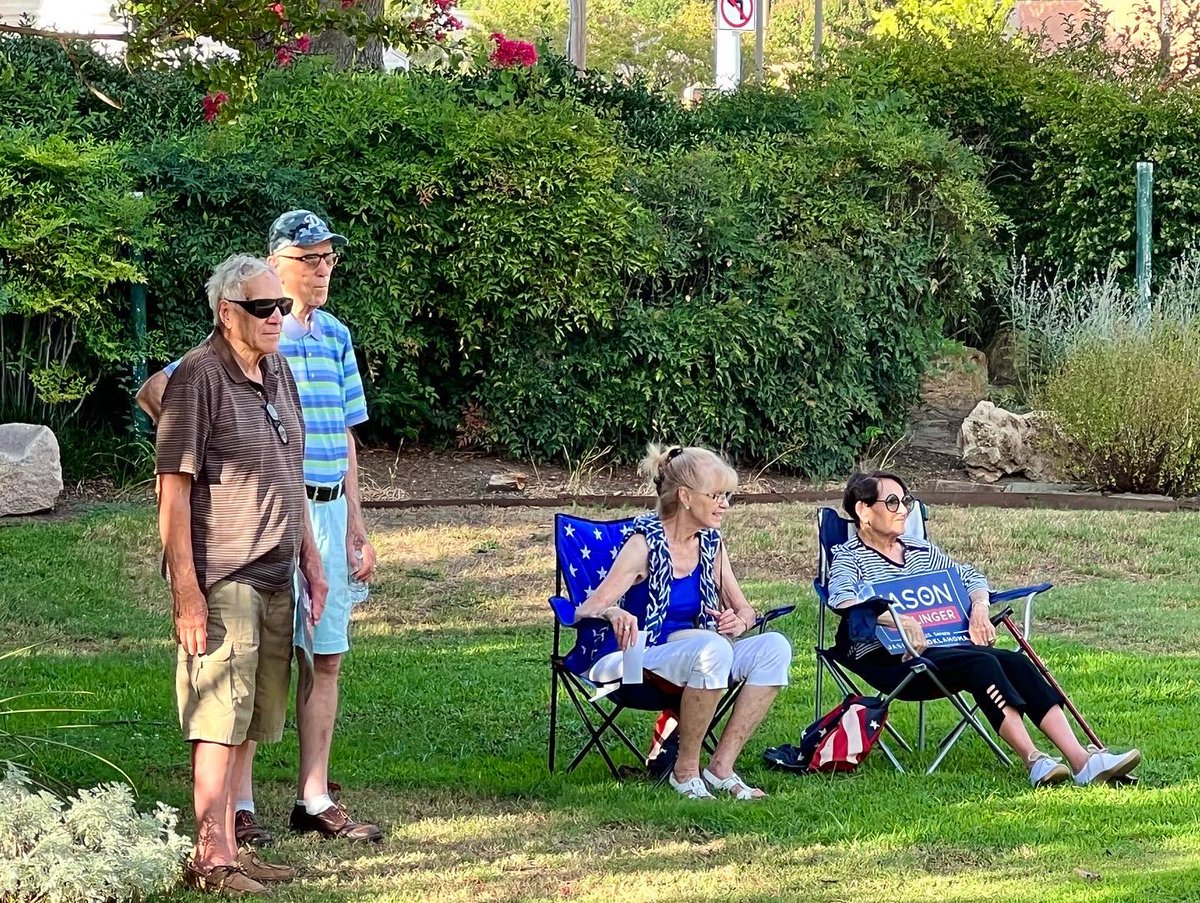 Jason_Bollinger's tweet photo. Thank you, Ardmore, for turning out for the second stop on our #RallyForDemocracy tour! Your thoughtful questions and our discussions are the way we start turning things around! https://t.co/mtbAyo6wFY
