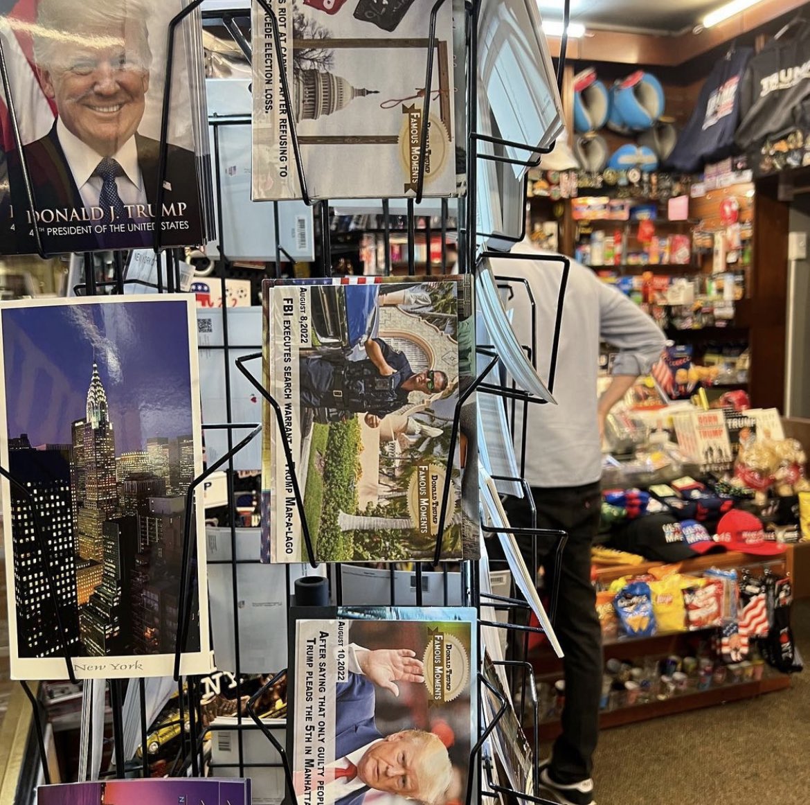 TheGoodLiars's tweet photo. Put some honest post cards in the Trump Tower gift shop in honor of Donald Trump’s recent “achievements.” https://t.co/SHymDLCAjw