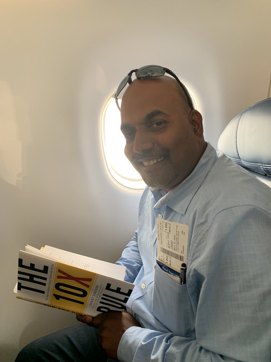 ThevaAkilan's tweet photo. On my way to Silicon Valley to open a satellite office for @_bisring and started to read @GrantCardone “The 10X RULE” book. No more procrastination! #hustle #entrpreneurship #realestateinvesting #siliconvalley #startup #venturecapital #bisboard #bisring #10x #grantcardone https://t.co/lIUZF5vLSQ