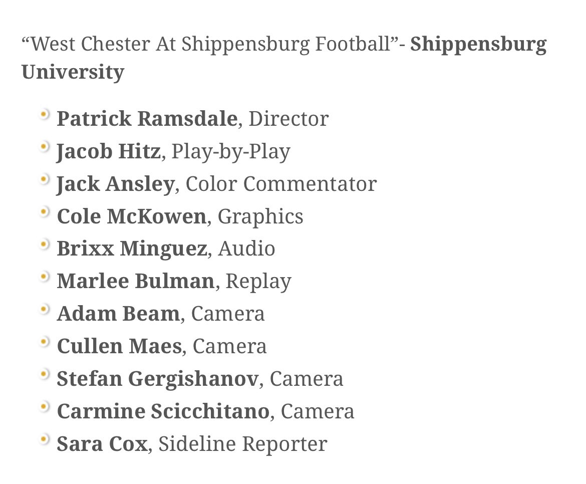 Almost 24 hours later and I still can’t believe that a broadcast I directed was nominated for an <a href="/EmmyMidAtlantic/">Emmy MidAtlantic</a> award! This wouldn’t have been possible without the amazing crew <a href="/SUTVNews/">SUTV News Team</a>!