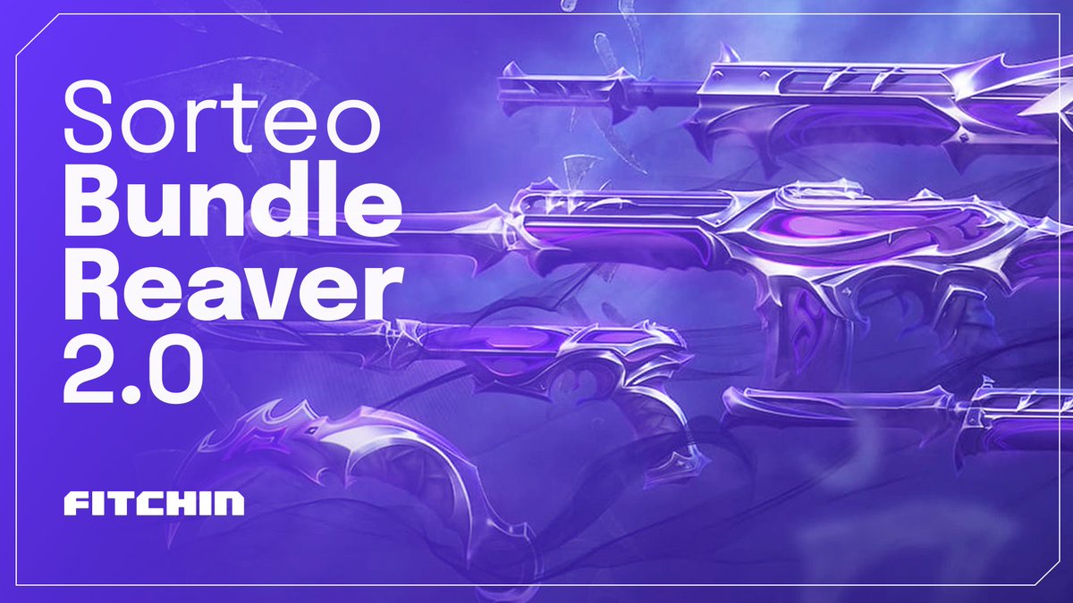 SafiroVT's tweet photo. 🎁SORTEO PACK REAVER 2.0🎁

A Fitchin le gustó tanto el pack nuevo que quiso sortear uno para ustedes 👀

Reglas para participar:

✅Mencionar a dos amigos.
✅Darle RT🔁y like❤️al tweet.
✅Seguir a @fitchinGG y a @SafiroVT

Termina 17/08 🗓️

Puede participar cualquier persona. https://t.co/WHMNXKlcEX