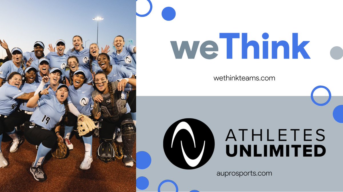 wethink_inc's tweet photo. Big News 🎉🎉🎉

We are proud to work with @AUProSports as part of their Innovation Collective to help athletes improve skills like teamwork, leadership, and character! https://t.co/NZrpVJNTaO