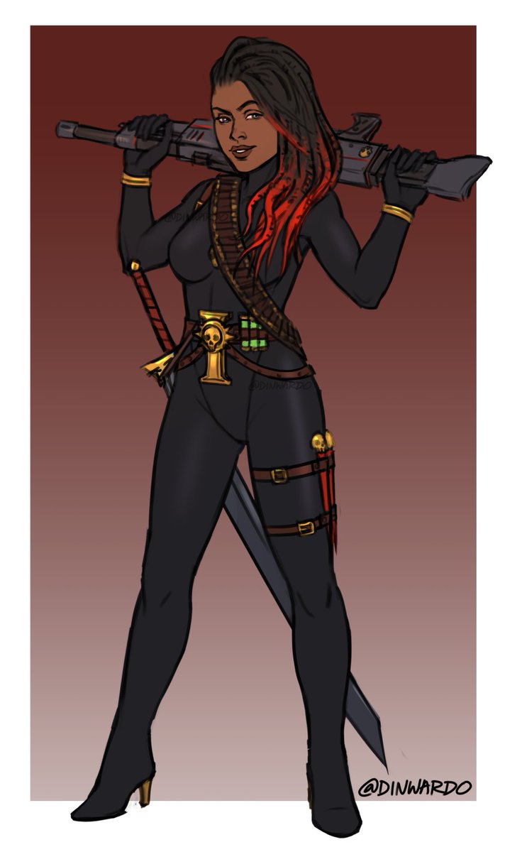 Dinwardo's tweet photo. 🗡️Odessa🗡️
💖Commission for @Muyzn💖

#warhammer40k #40k https://t.co/Sd5WTAsee5