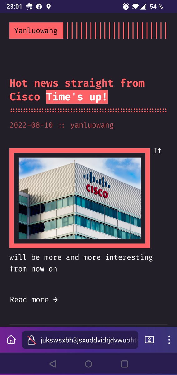 elhackernet's tweet photo. Cisco fue hackeada por el grupo de ransomware Yanluowang tras el robo de los credenciales de un trabajador mediante su cuenta personal de Google 

📝 Comunicado oficial Cisco donde confirma pero minimiza el ataque
https://t.co/tgkGz6eiyT https://t.co/pFs8KvbUma