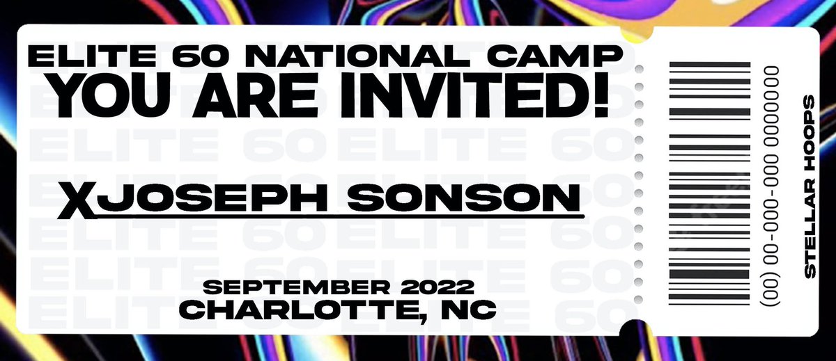 Stellar Hoops 🏢 (@stellarhoops) on Twitter photo Class of 2024 6’2 Wilson Academy (GA) Guard Joseph Sonson has been INVITED to the Elite 60 National Camp. Class of 2024 6’2 Wilson Academy (GA) Guard Joseph Sonson has been INVITED to the Elite 60 National Camp.