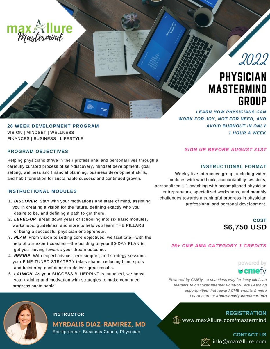 NANS-Diversity and Outreach Committee (@doc_nans) on Twitter photo Check out the 2022 Physician Mastermind Group! Sign up here: maxallure.com/mastermind <a href="/DrDiazRamirez/">DrMyrdalisDiazRamirez</a> Check out the 2022 Physician Mastermind Group! Sign up here: maxallure.com/mastermind <a href="/DrDiazRamirez/">DrMyrdalisDiazRamirez</a>