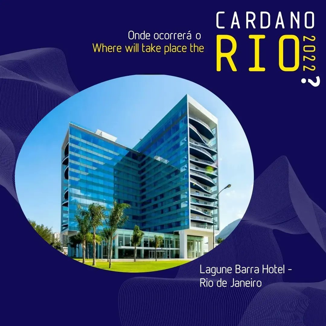 everyblockstd's tweet photo. CardanoRio 2022 will be held at the Lagune Barra Hotel in Rio de Janeiro, located at Av. Salvador Allende, 6.555 - Barra da Tijuca. We will not only have a fantastic program full of interesting topics, but we will also have a stunning view of the Wonderful City!
#Catalyst #Fund7 https://t.co/0lmLeK5Jgu