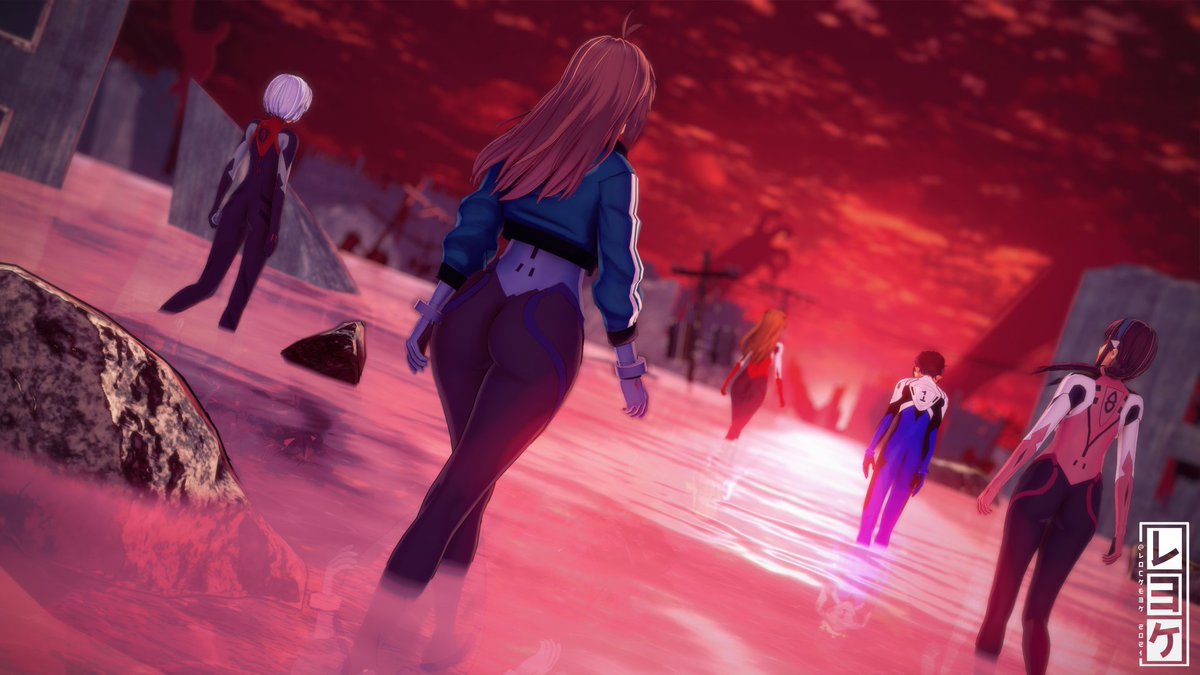 Locke3K's tweet photo. Another Evangelion crossover scene. This time, inspired in the Rebuild movies.

[Originally posted on IG, Sept 23, 2021].
#koikatsu #koikatu #コイカツ #evangelion #fanart #rebuildofeva #purasu #originalcharacter https://t.co/Cx7lBQ4LsI