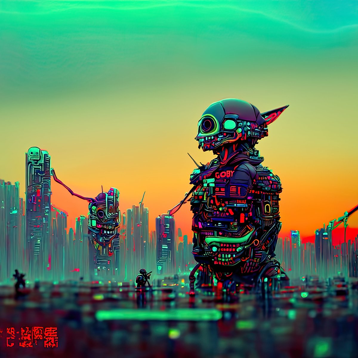EJA725's tweet photo. The NFT Ecosystem just leveled up, with the reveal of GolninAI!!!
@goblinainft, #GobsDGAF #AiArt #NFTArt #goblinai #goblins https://t.co/QSMI9QVoRR