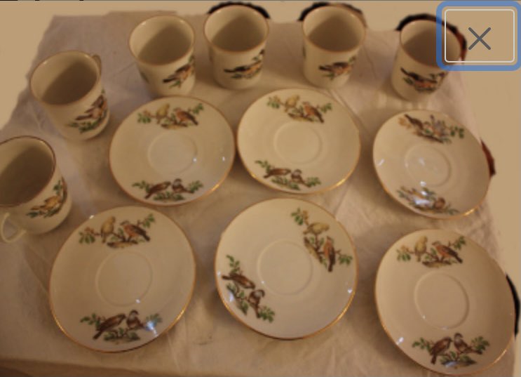 emmasattic98's tweet photo. Vintage Inarco Miniature Winterling Roslau Bavaria Six-Piece Teacup and Saucer Set by EmmasAtticTreasures https://t.co/xebyeRv4fx via @Etsy #Inarco #Winterling #6PieceSet #TeacupsAndSaucers #Birds https://t.co/Yx88ZchmVH