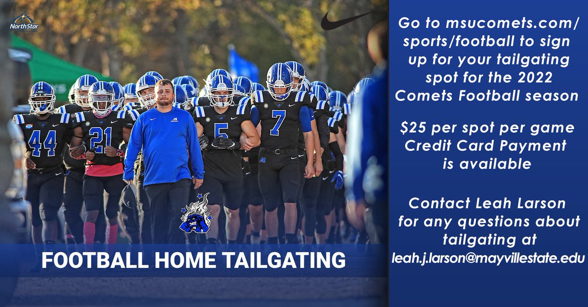 Comet_Athletics's tweet photo. Reserve your tailgating spot for the 2022 Comets Football Season at the link below
https://t.co/KGAk5Jbueq https://t.co/aVlkVJbA5z