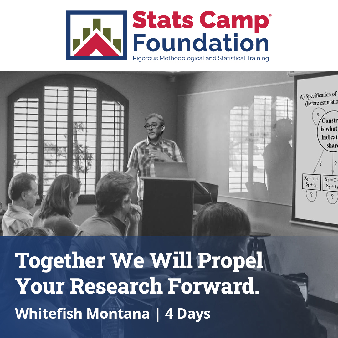 StatsCamp's tweet photo. Hurry! 10-days left to SAVE $100 on Stats Camp
Analysis Retreat: September 22 - 25, 2022 
Lodging, Refreshments, Meals &amp; Materials Included
Register Now: https://t.co/oJWMSLHV02
Register by August 20th using promo code AR0820 and receive a $100 discount on the all-inclusive rate. https://t.co/9AOSfzbhie