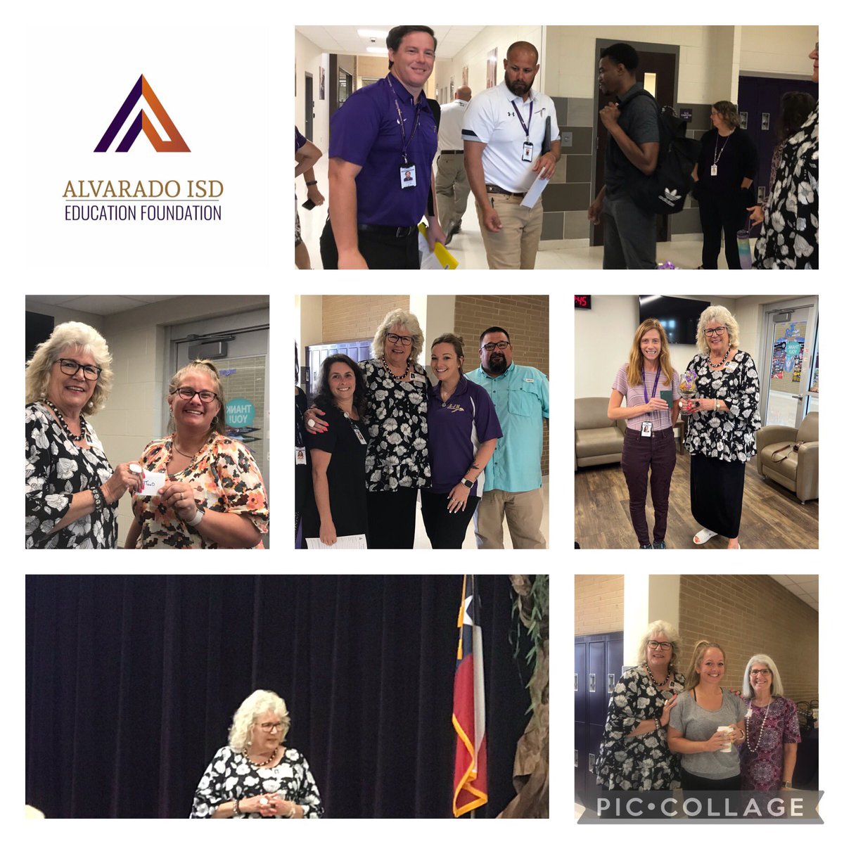 It was a fantastic day at <a href="/AlvaradoISD/">Alvarado ISD</a>. Attended the instructional forum at <a href="/alvaradojrhigh/">Alvarado Junior High #Tr1be</a> and had a great time seeing old friends and making new friends! Thanks to everyone that picked up a grant appl. and donation form. We’ll be back tomorrow! #AlvaradoExcellence