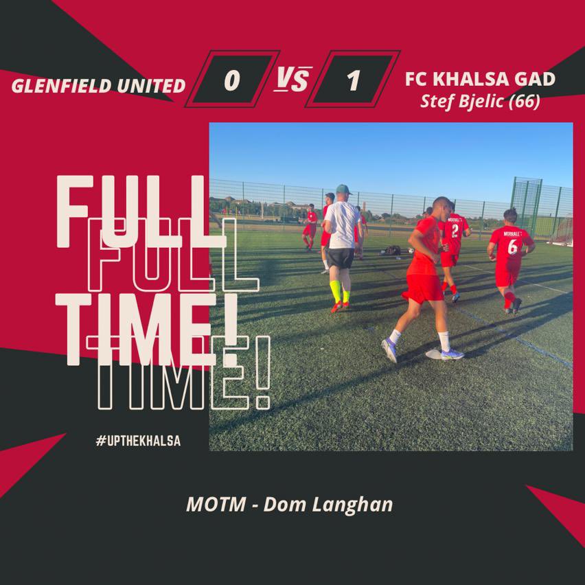 Good performance against a strong <a href="/gufc_1st/">Glenfield United</a> side, toughest test yet but glad to get through it with players fit and the 4th win from 4 - onto Saturday!