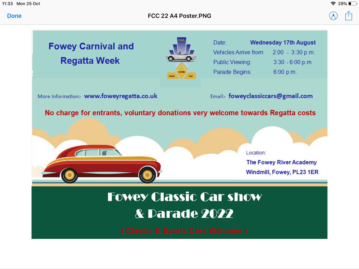 DennisEspley's tweet photo. Fowey Royal Regatta Classic Car And Carnival Parade 2022 https://t.co/b7f186cK1J via @YouTube.      @TVVictoriaG @BBCSpotlight       Wednesday August 17th, see video for 2021, 2022 will be over twice as big.        Email foweyclassiccars@gmail.com https://t.co/VCMCw1yLUT